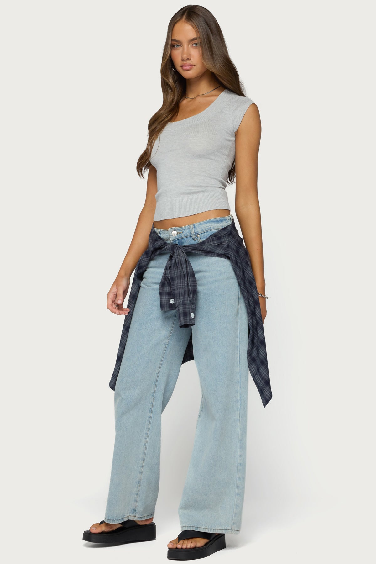 Somin Knit Scoop Neck Top