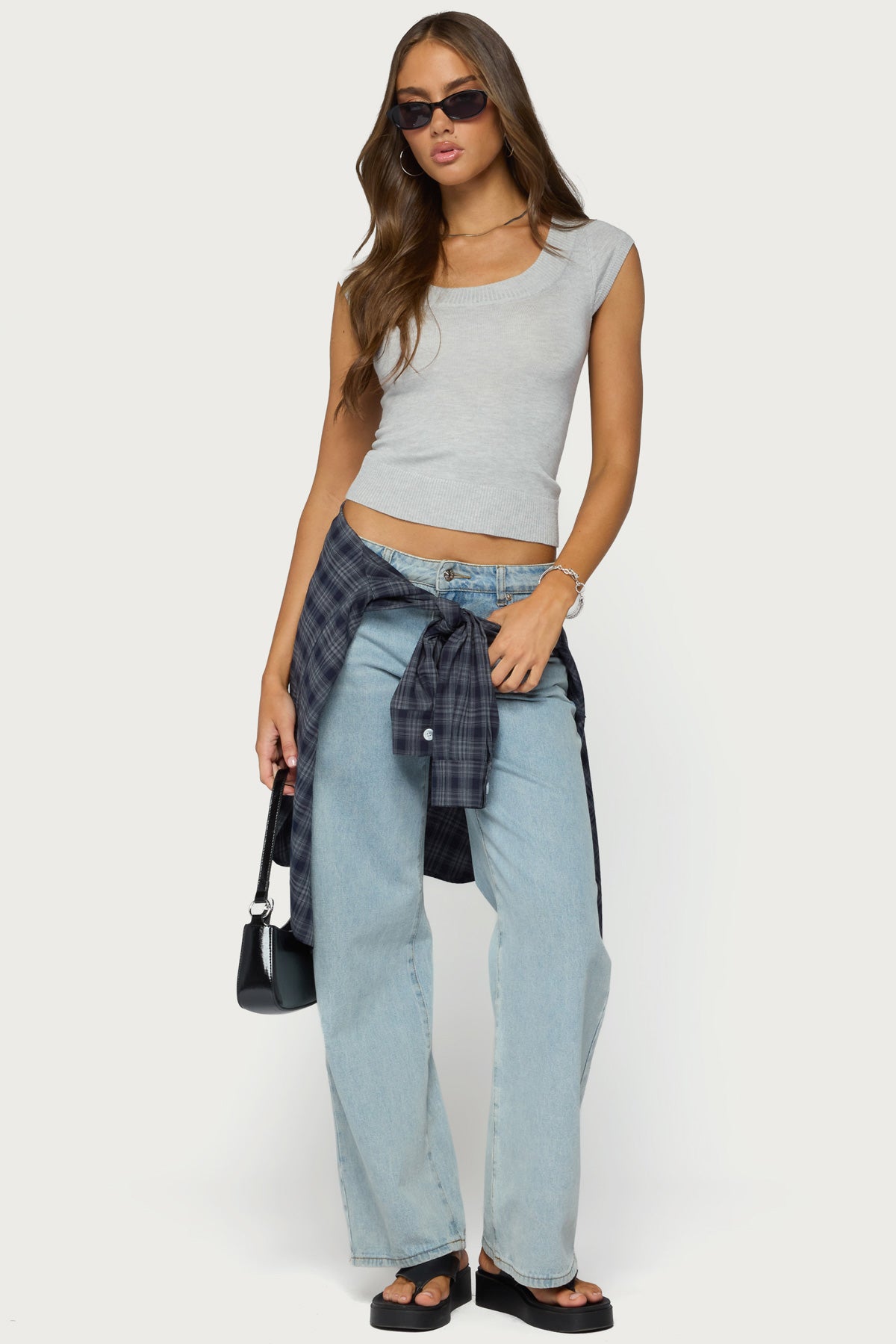 Somin Knit Scoop Neck Top