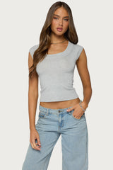 Somin Knit Scoop Neck Top