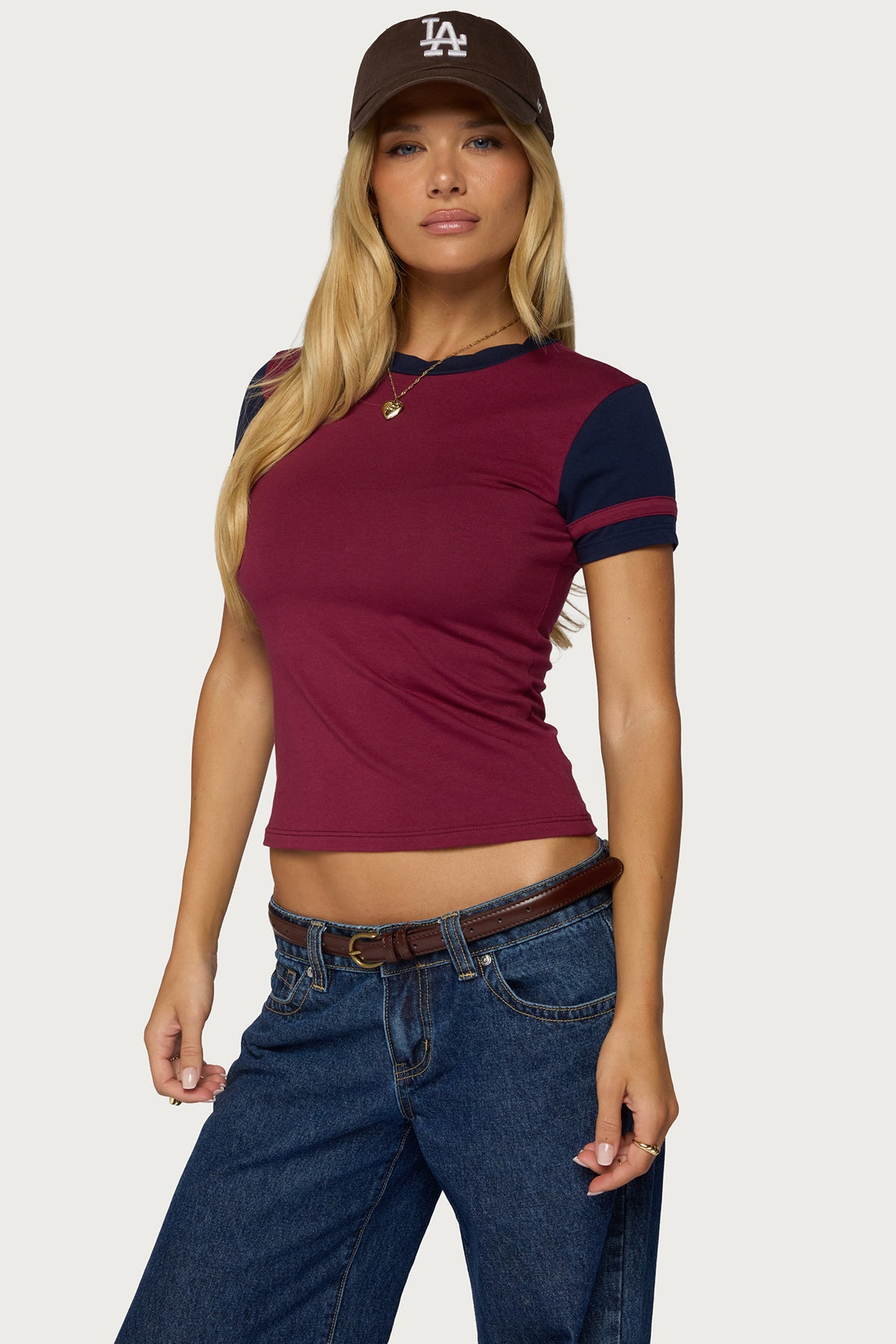Sophiah Contrast T Shirt