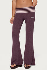 Stay Edikted Stripey Foldover Pants