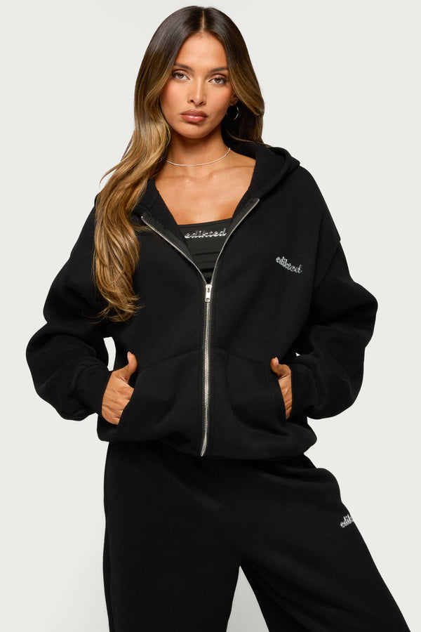 Edikted Diva Zip Up Hoodie view 1