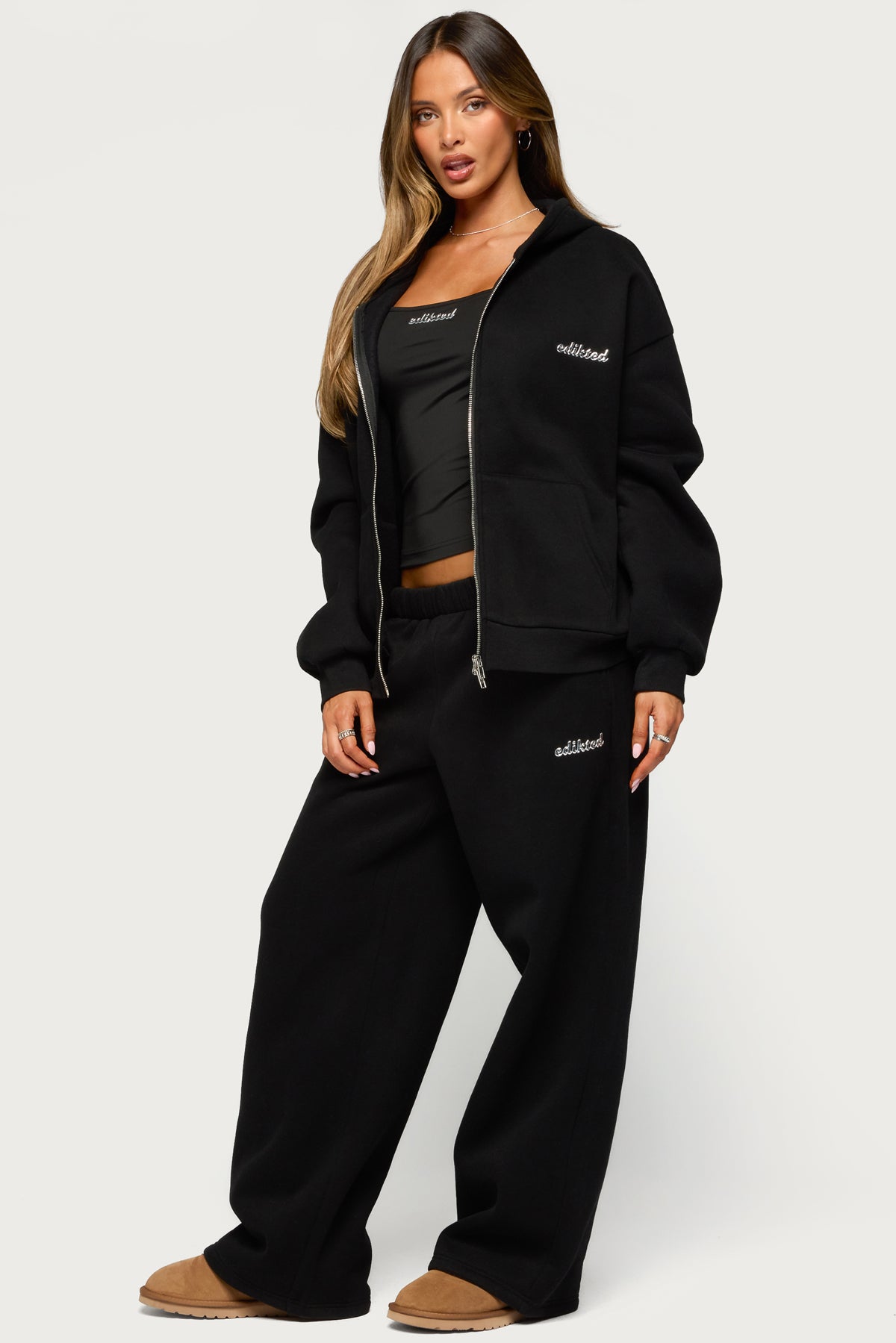 Edikted Diva Zip Up Hoodie