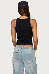 Rockstar Girlfriend Lacey Tank Top