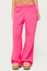 Edikted International Wide Leg Sweatpants