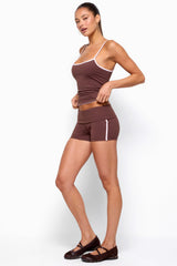 Ambar Contrast Stripe Shorts