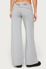 Angel Energy Sequin Foldover Pants