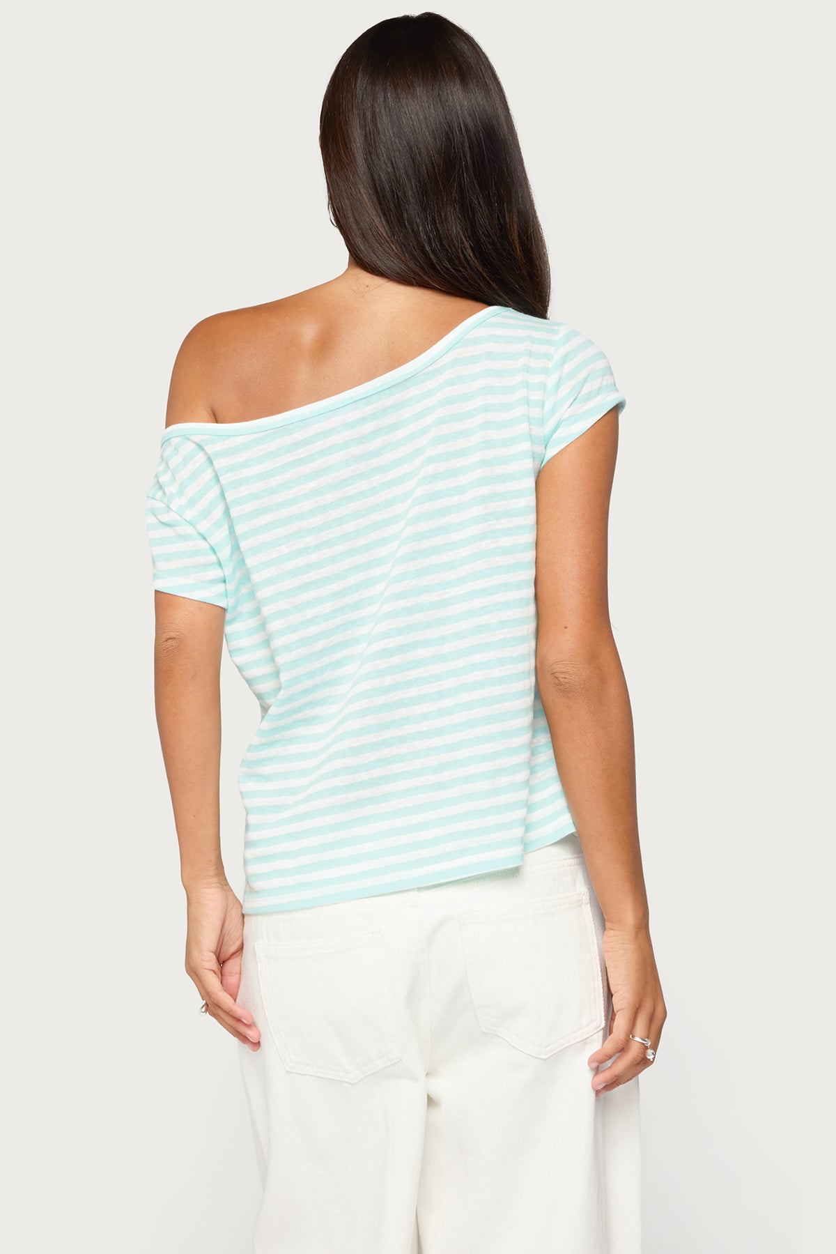 Chanelle Off Shoulder Striped Top