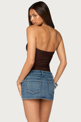Marzi Strapless Bandage Top
