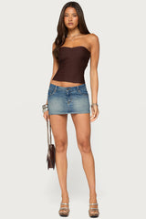 Marzi Strapless Bandage Top