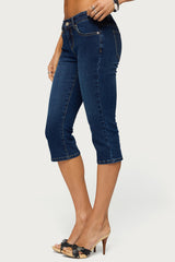 Fifer Low Rise Capri Jeans