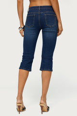 Fifer Low Rise Capri Jeans