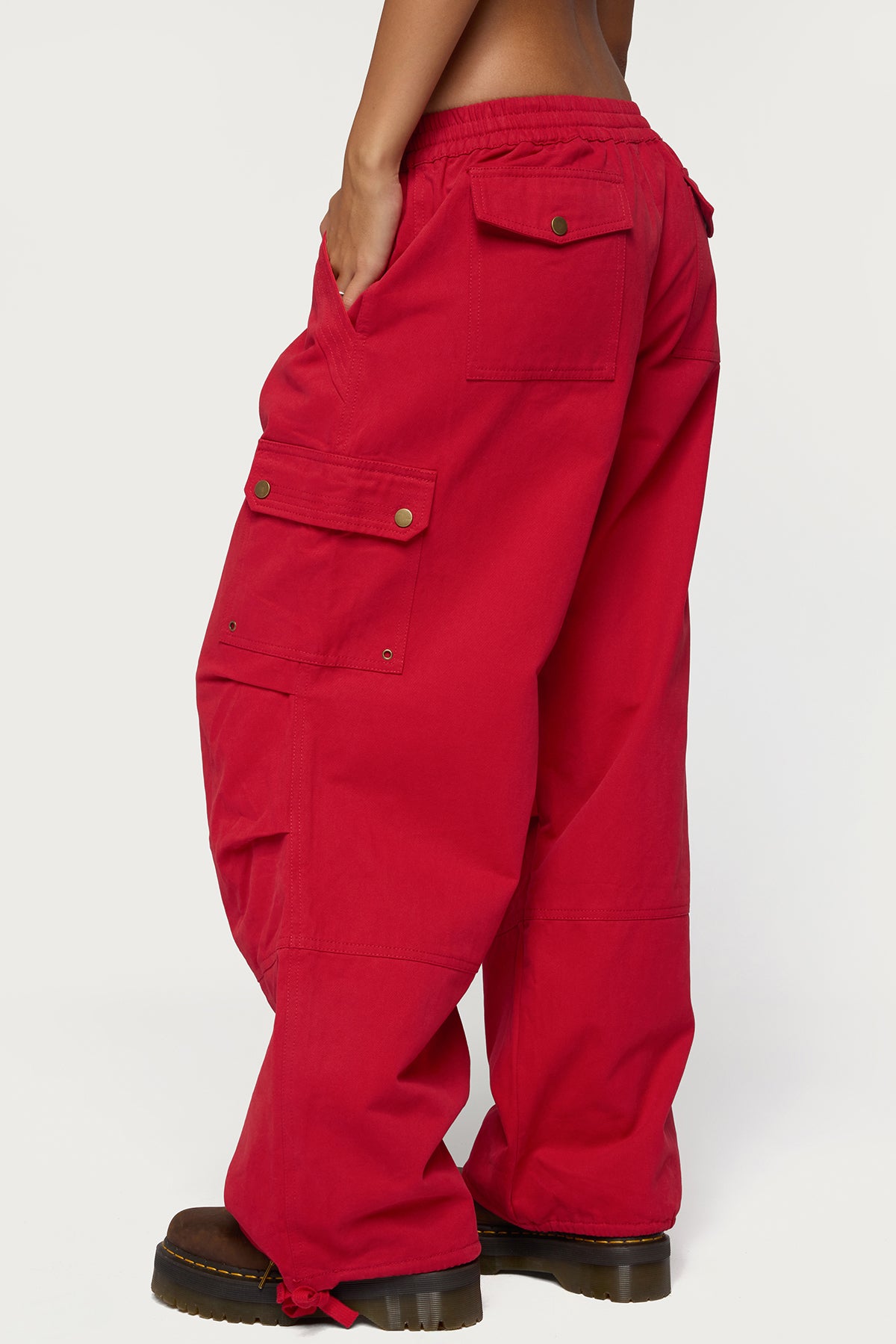 Paskal Twill Baggy Parachute Pants
