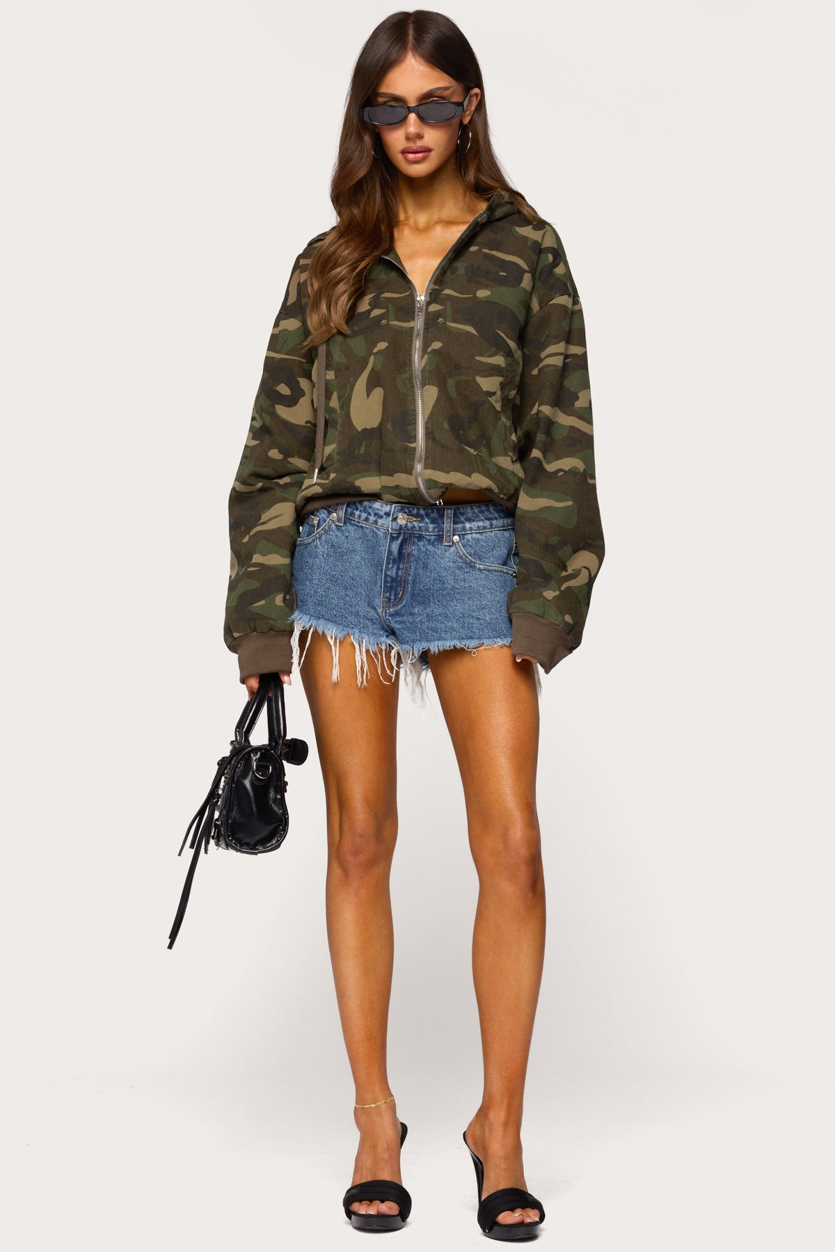 Blanche Camo Hooded Jacket