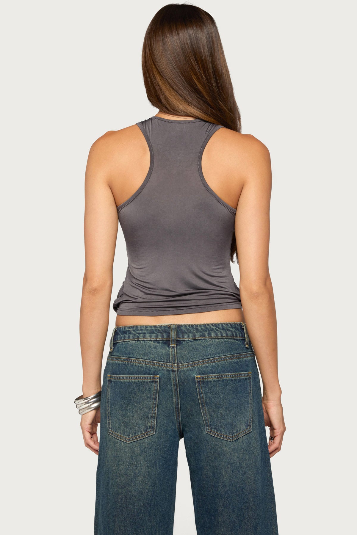 Brise Studded Draped Top