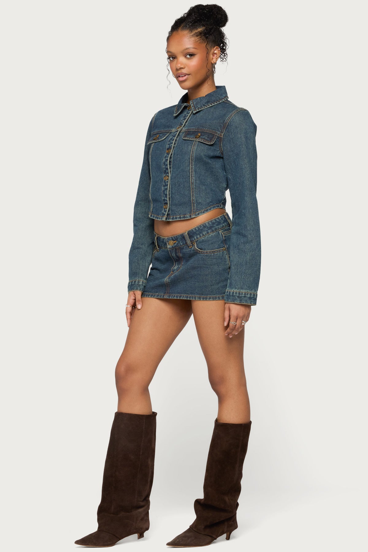 Dayla Denim Micro Skort