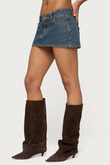 Dayla Denim Micro Skort