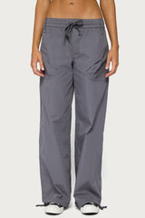 Kathleen Oversized Cotton Cargo Pants