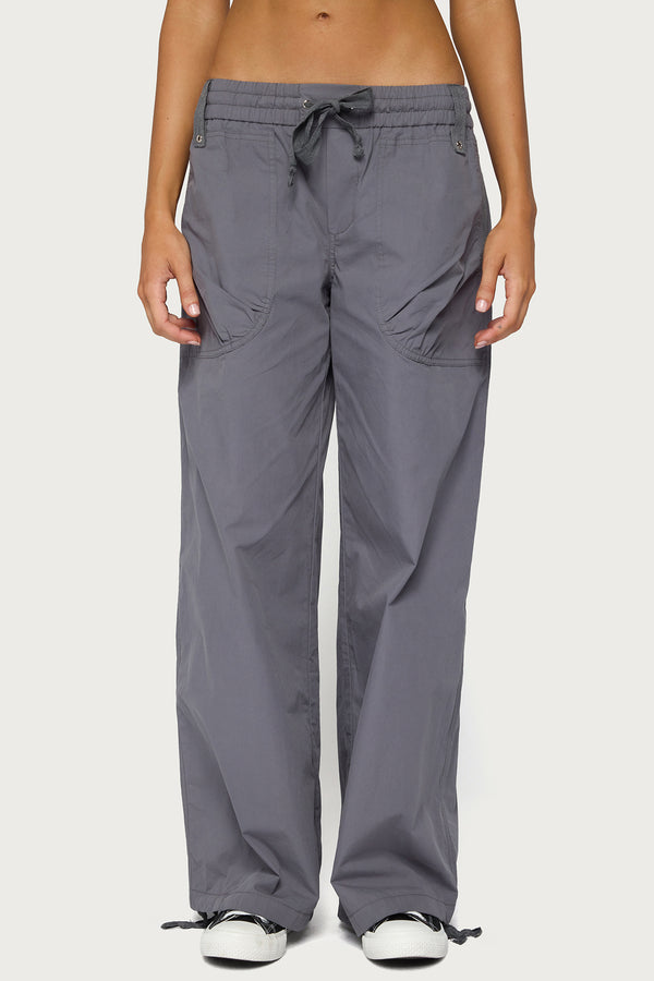 Kathleen Oversized Cotton Cargo Pants