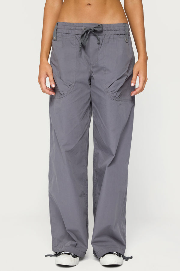 Kathleen Oversized Cotton Cargo Pants