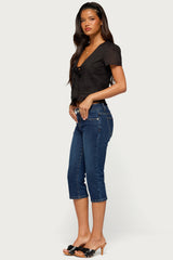 Rhorie Cotton Button Up Top