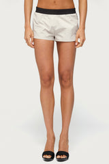 Emrie Stripey Nylon Shorts