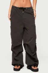 Emzi Baggy Cotton Cargo Pants