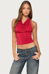 Jarla Backless Halter Top