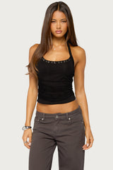 Piara Grommet Halter Top