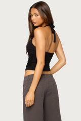 Piara Grommet Halter Top