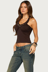 Raci Grommet Halter Top