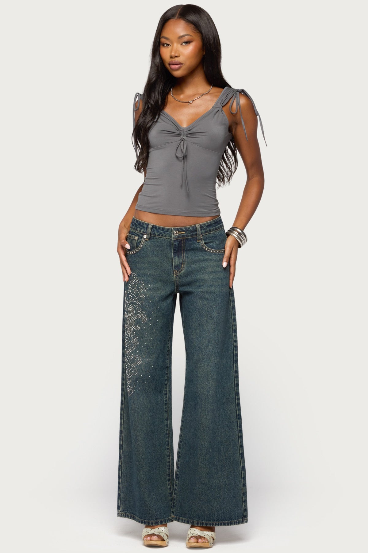Taely Drawstring Top