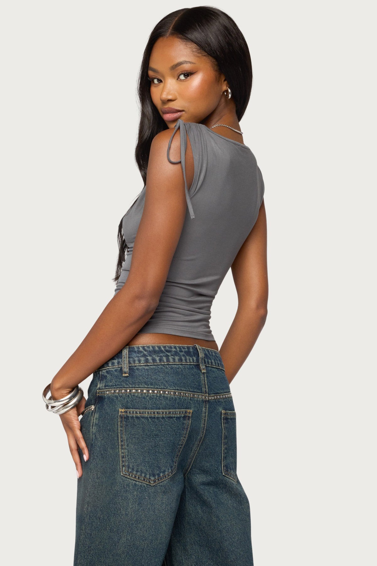 Taely Drawstring Top