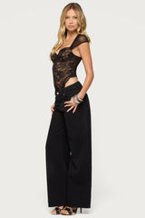 Gasha Lace Cupped Bodysuit
