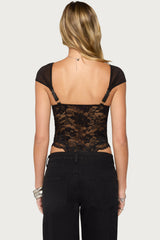 Gasha Lace Cupped Bodysuit