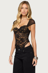 Gasha Lace Cupped Bodysuit
