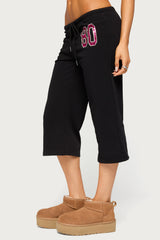 80 Sequin Capri Sweatpants
