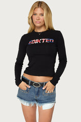Edikted London Long Sleeve Top