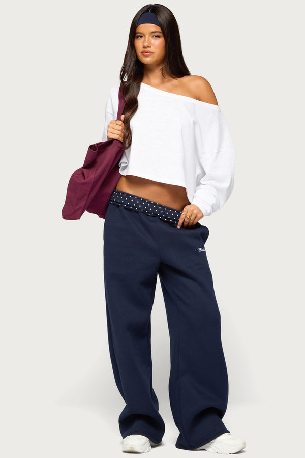 Deila Polka Dot Edikted Sweatpants view 1