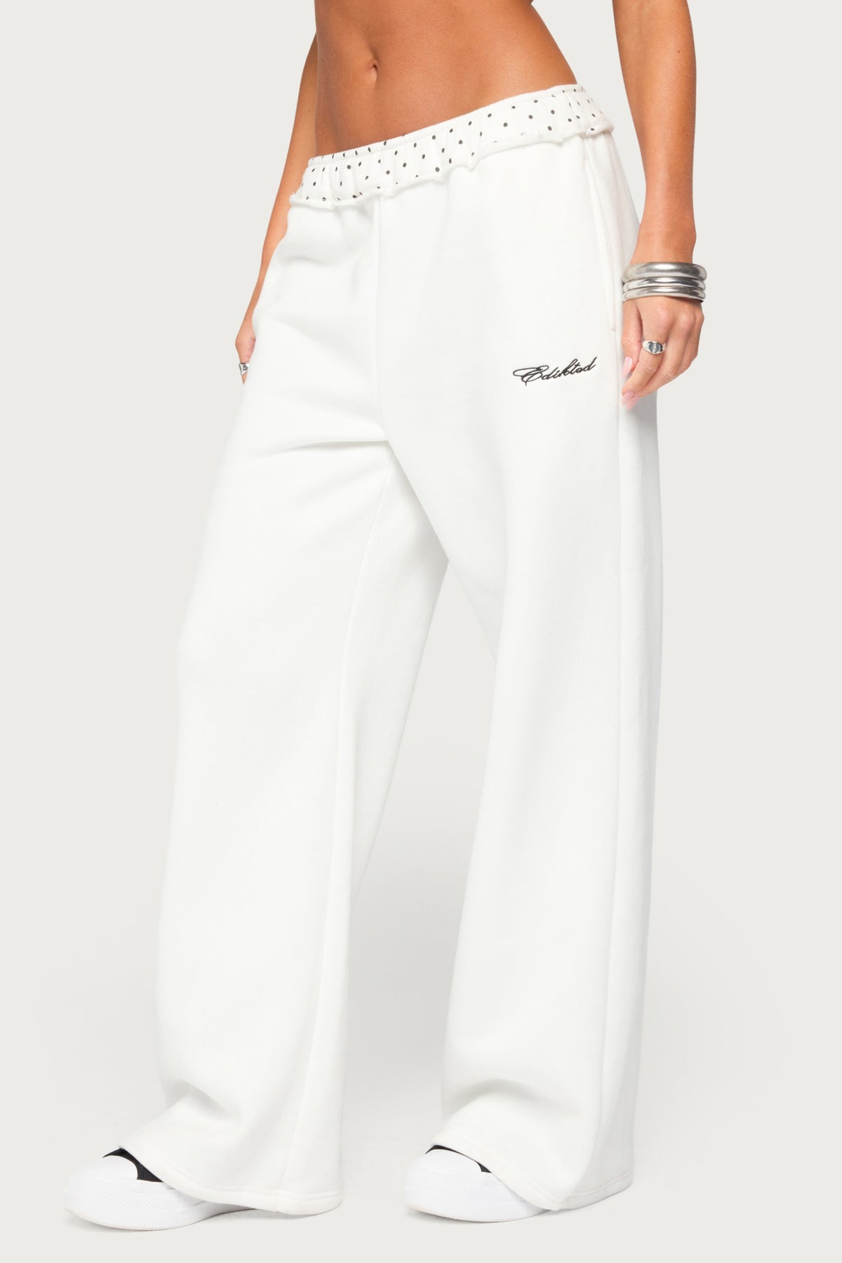 Deila Polka Dot Edikted Sweatpants
