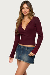 Dezi Long Sleeve Knit Top