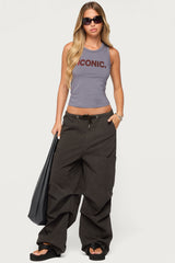Emzi Baggy Cotton Cargo Pants
