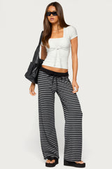 Tarla Striped Knit Pants