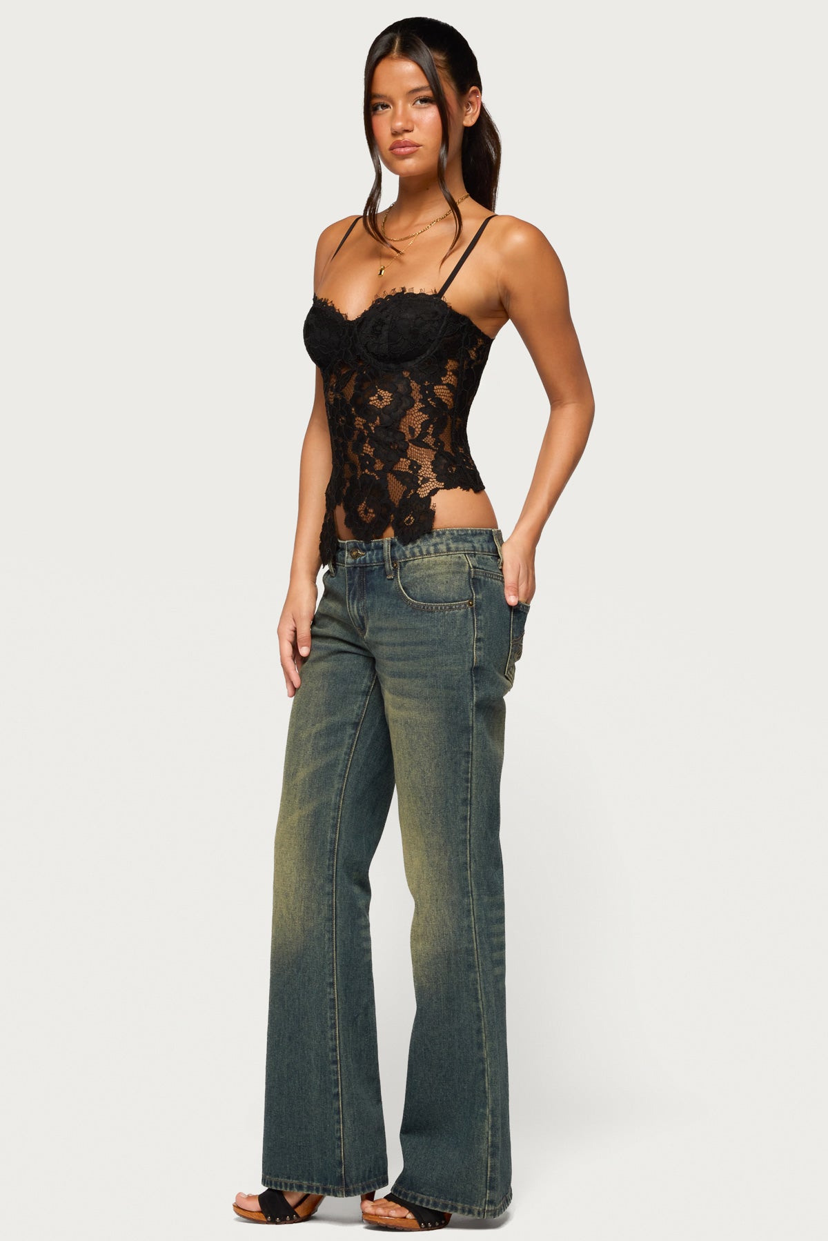 Haizley Floral Lace Corset