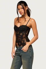 Haizley Floral Lace Corset