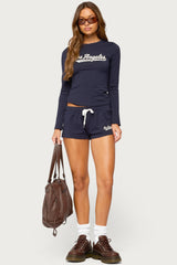 Edikted Cali Long Sleeve T Shirt