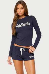 Edikted Cali Long Sleeve T Shirt