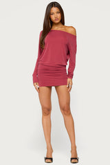 Peila Off Shoulder Mini Dress