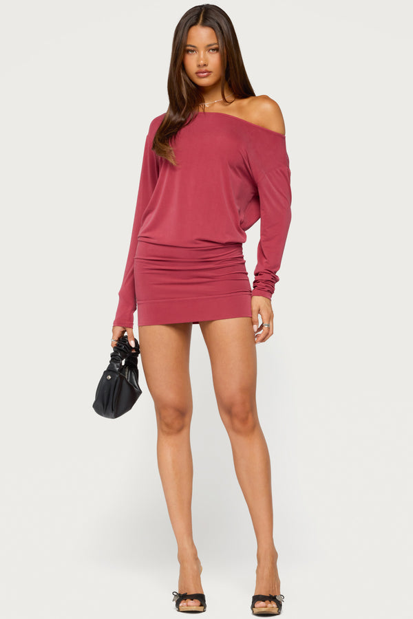 Peila Off Shoulder Mini Dress