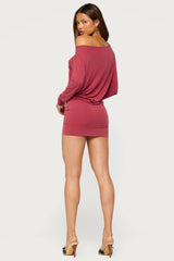 Peila Off Shoulder Mini Dress